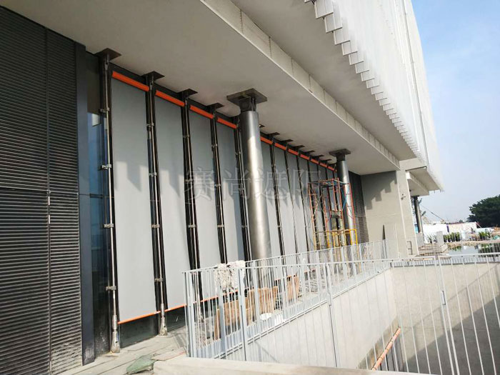 深圳前海G30薈同國際學校織物外遮陽工程實景照片