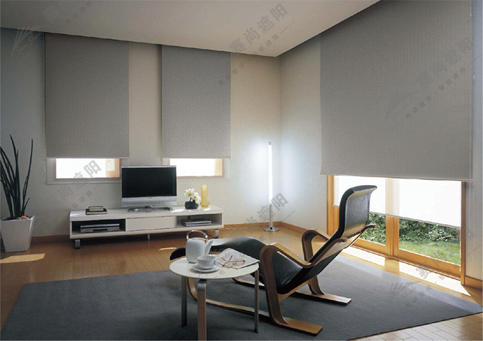 工程手動卷簾實景圖