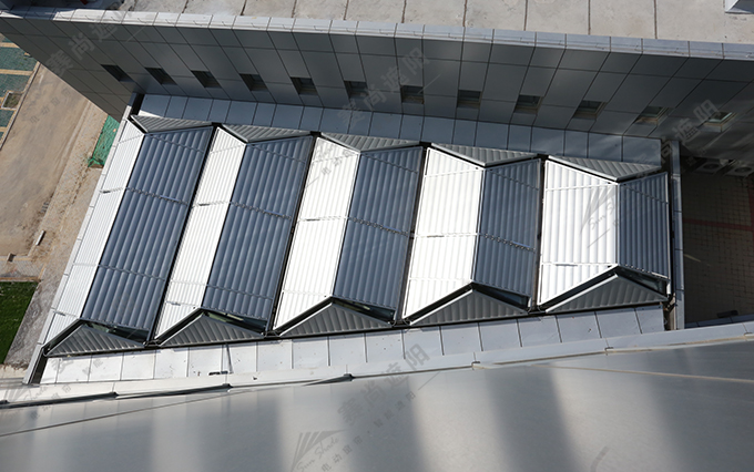 圖：梭形百葉實景圖