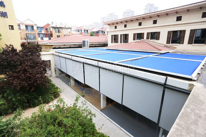 圖：防風卷簾實例圖