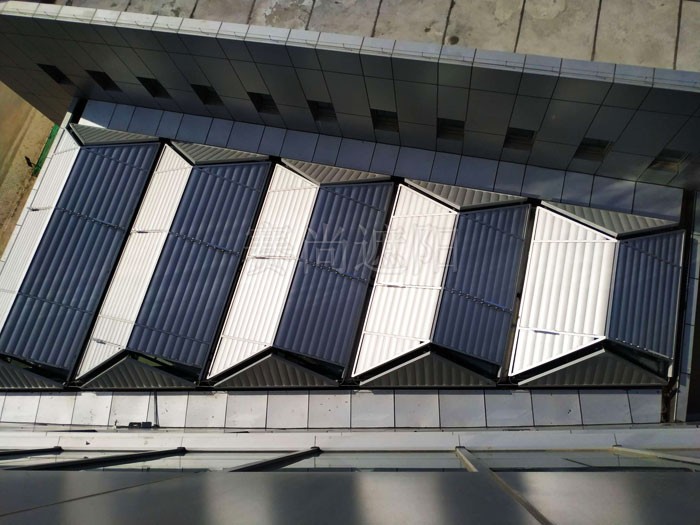 北京終端管制中心采光頂遮陽工程實景效果